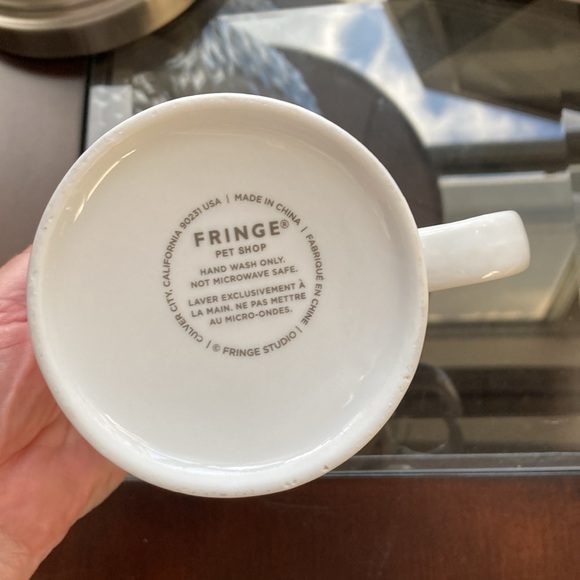 EUC Gold Lettering Dog Ceramic Heart Mug - Picture 4 of 6